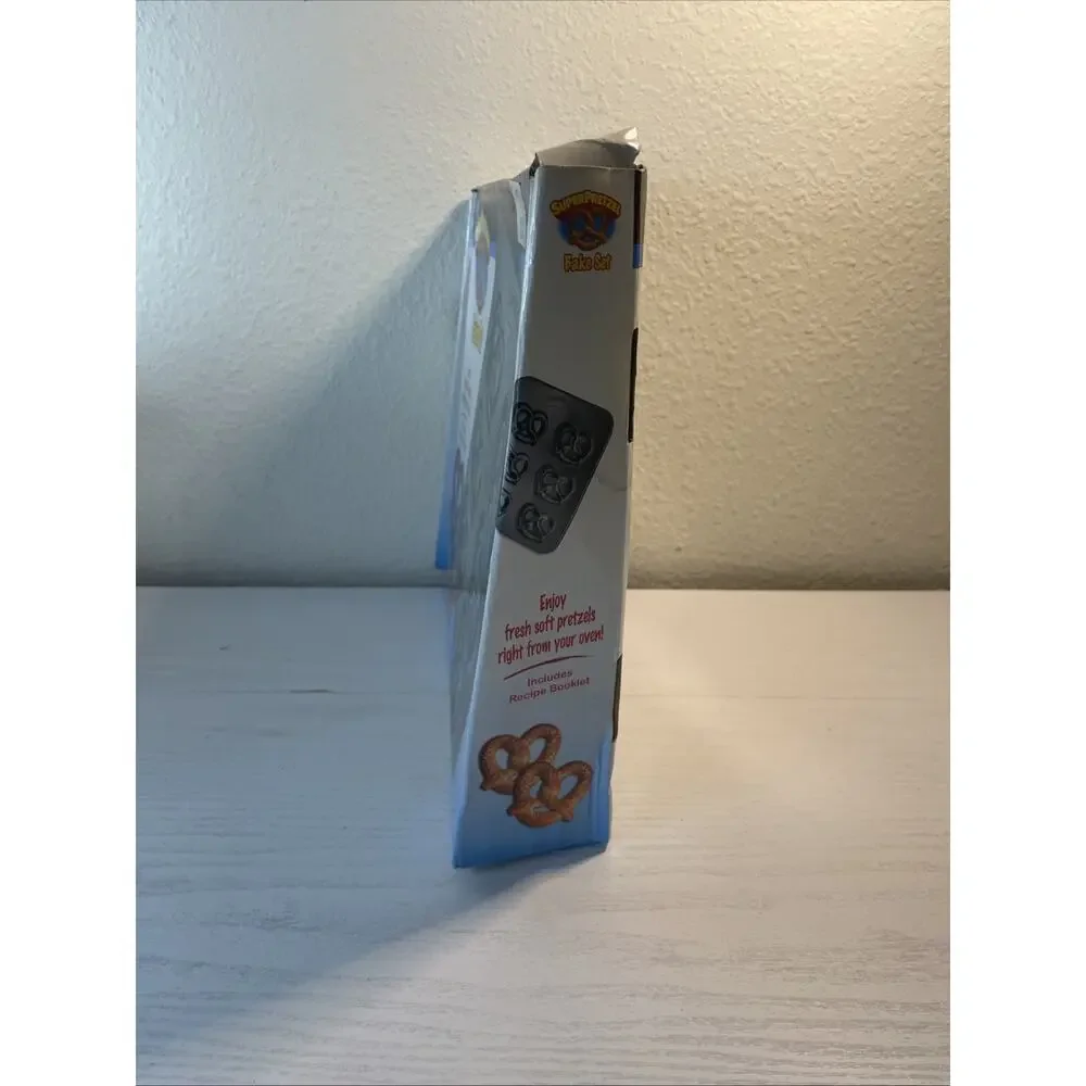 Super Pretzel Bake Set New In Box Includes Recipe Book